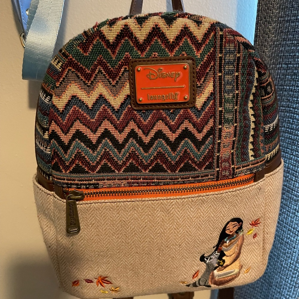 Loungefly Pocahontas Woven mini backpack